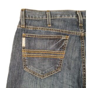 Cinch Silver Label Jeans Mens 35x30 Slim Straight Leg Cowboy Western Rodeo